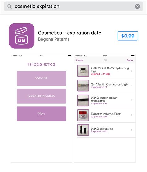 Check cosmetics production date and shelf life by the batch code..